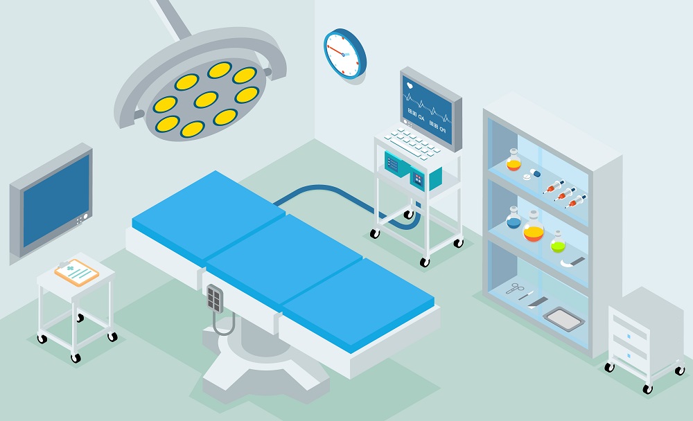 Hospital graphic operation theatre