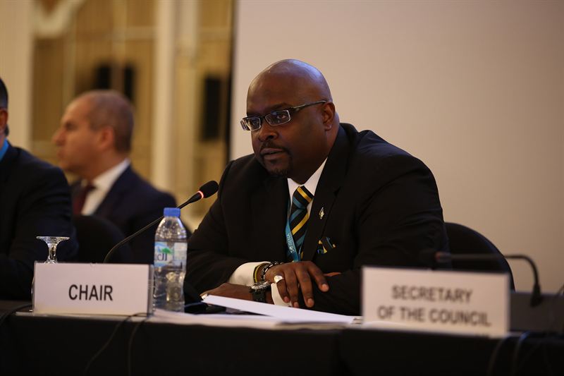 H.E. Kenred Dorsett, Minister of the Environment and Housing of the Bahamas 