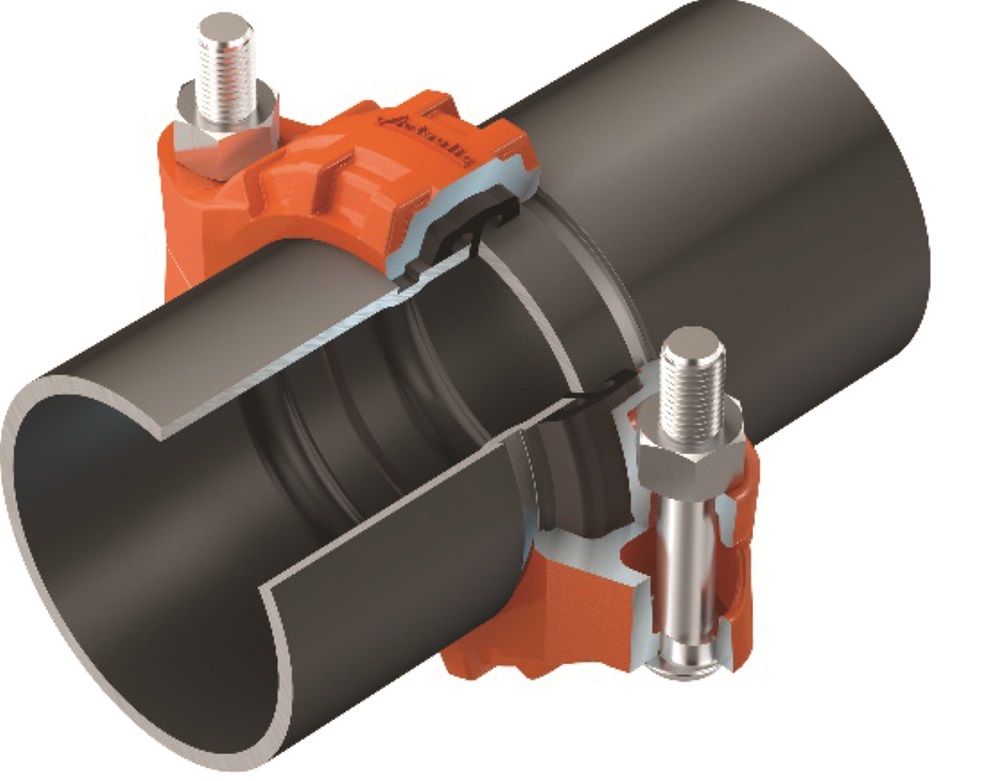 Mechanical grooved piping systems significantly reduce or eliminate waste, emissions and noise pollution during installation.