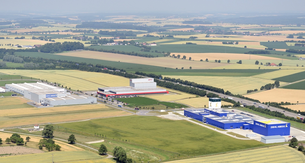 Ziehl-Abegg is constructing a new building for energy-efficient electric drives and fans in the Hohenlohe Business Park 