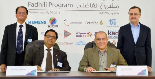 Saudi Aramco signing ceremony