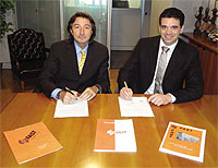 Paolo Gasparini, Managing Director, FAST, with Aslan Al-Barazi,