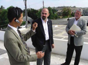 Johnson Controls’ Davide Kaneda, Jeff Crenshaw and John Coleman